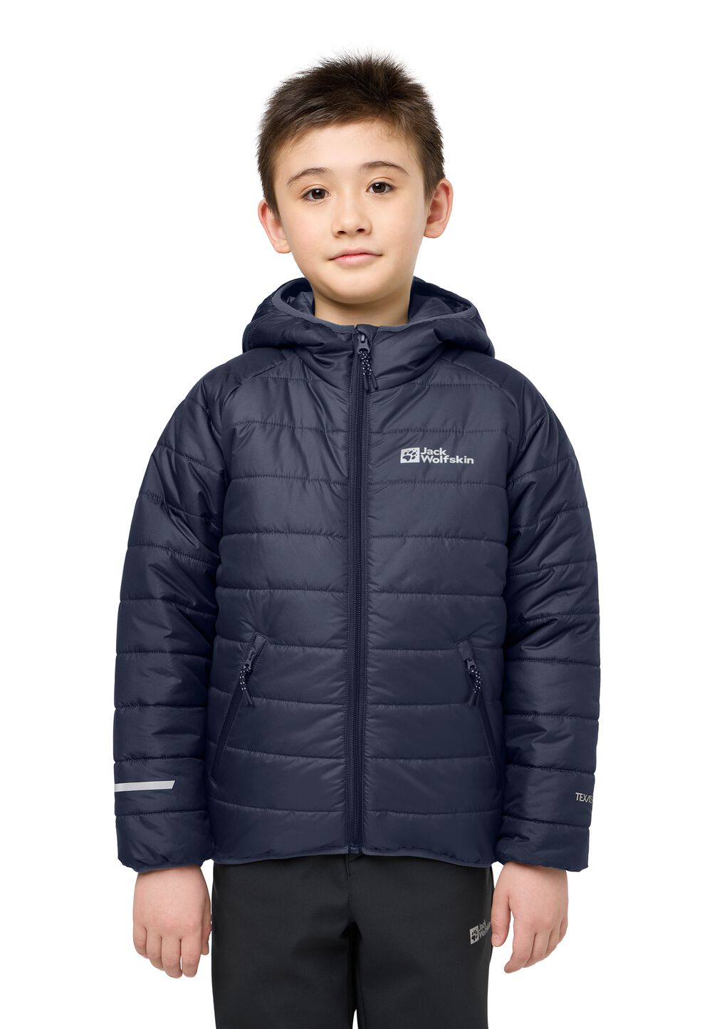 Jack Wolfskin Übergangsjacke Kinder Zenon Jacket Kids 140 blau night blue von Jack Wolfskin