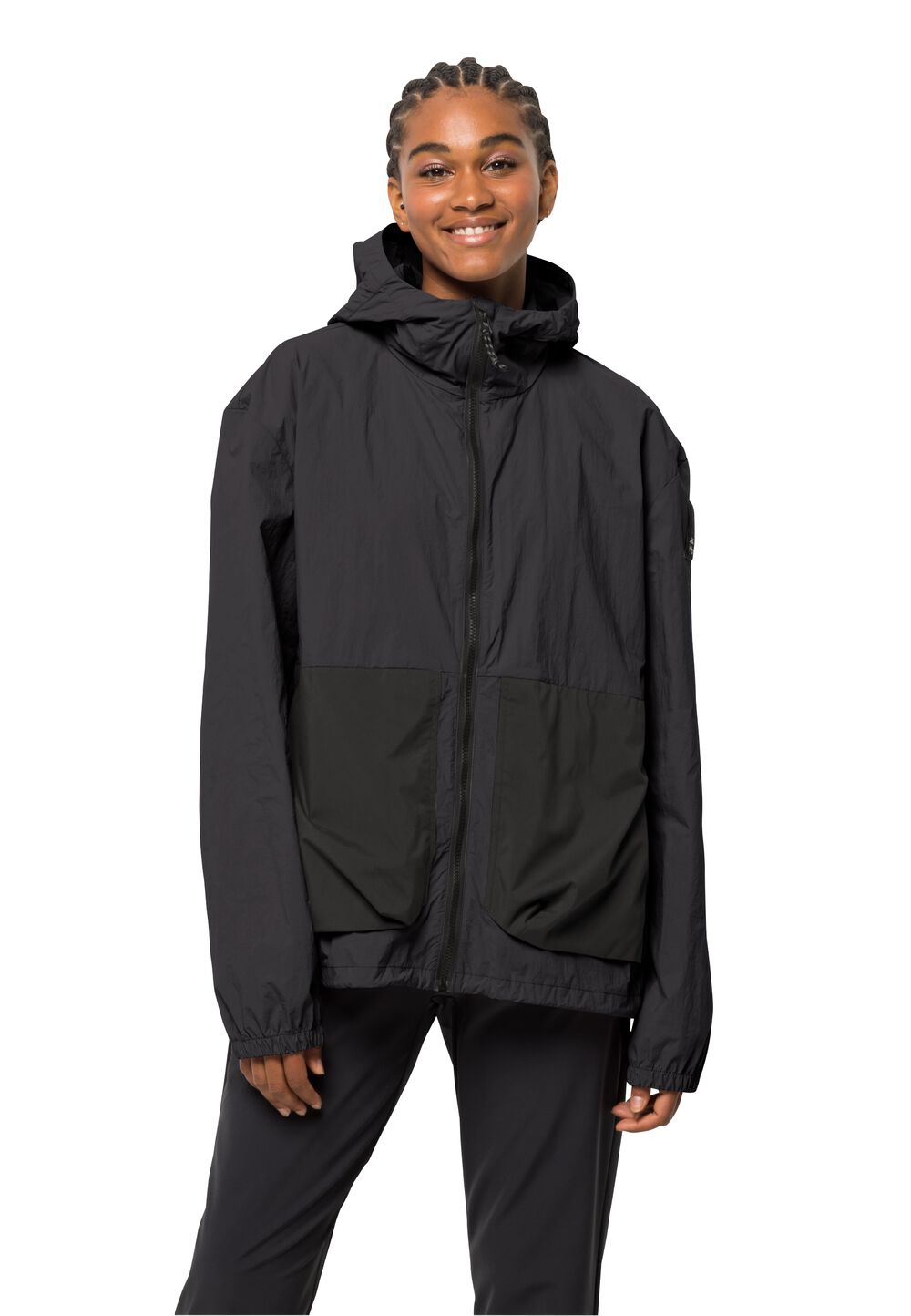 Jack Wolfskin Übergangsjacke Unisex Friedberger Jacket M schwarz granite black von Jack Wolfskin