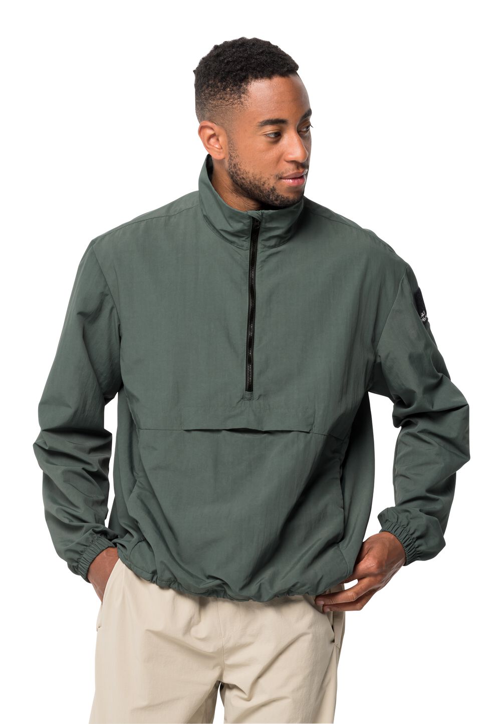 Jack Wolfskin Übergangsjacke Unisex Konstabler Overhead L grau slate green 51 von Jack Wolfskin