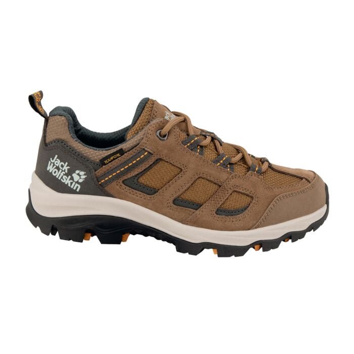 Jack Wolfskin Vojo Hike 3 Texapore Low Damen-Wanderschuh braun, 37 von Jack Wolfskin