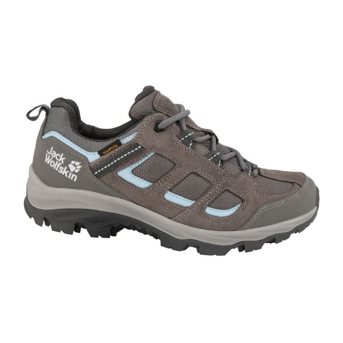 Jack Wolfskin Vojo Hike 3 Texapore Low Damen-Wanderschuh grau, 37 von Jack Wolfskin