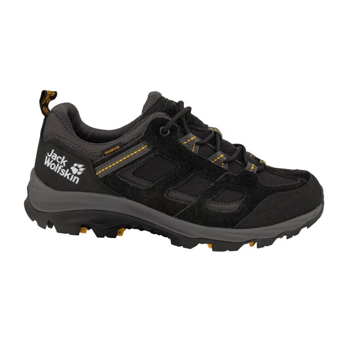 Jack Wolfskin Vojo Hike 3 Texapore Low Wanderschuh Herren schwarz, 44 von Jack Wolfskin