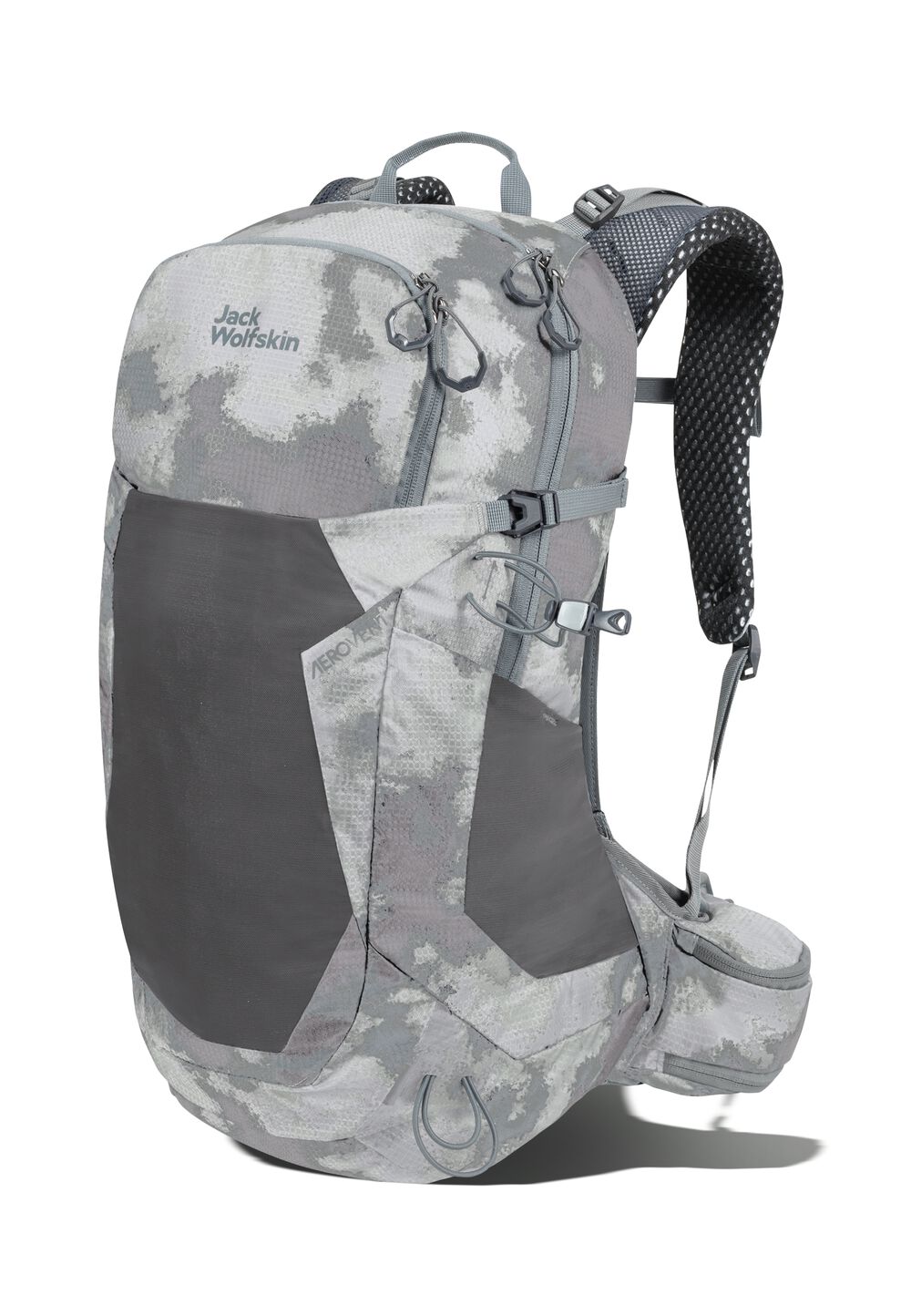 Jack Wolfskin Wanderrucksack Crosstrail 22 Backlength one size silver all over silver all over von Jack Wolfskin