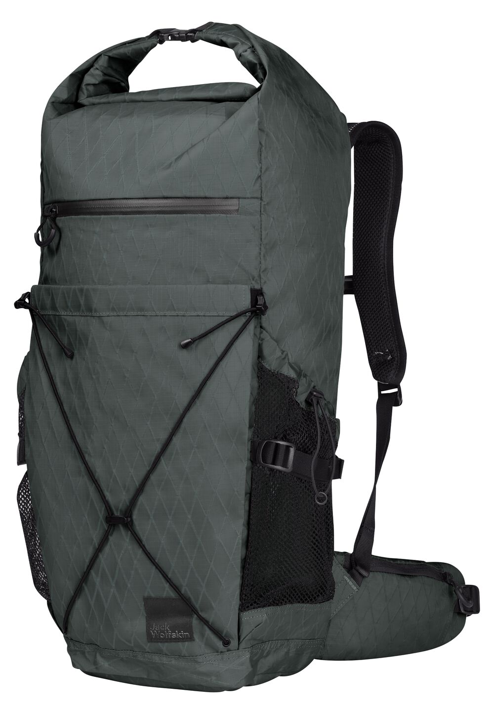 Jack Wolfskin Wanderrucksack Wandermood Rolltop 30 one size grau slate green von Jack Wolfskin