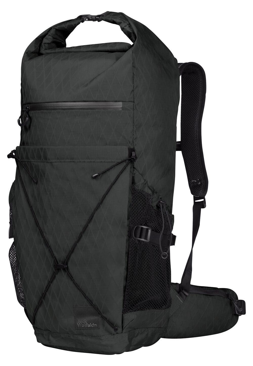 Jack Wolfskin Wanderrucksack Wandermood Rolltop 30 one size schwarz granite black von Jack Wolfskin