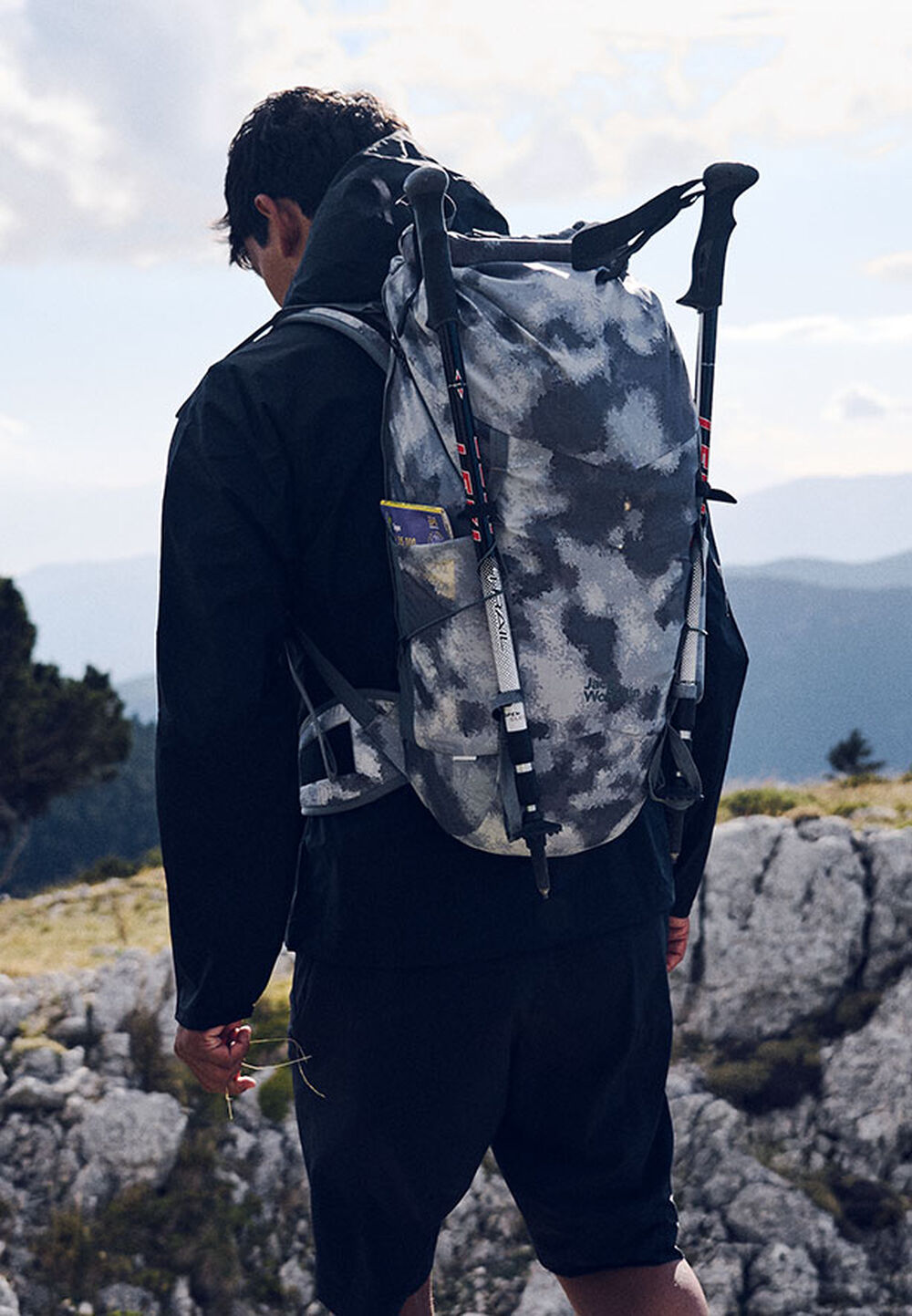 Jack Wolfskin Wanderrucksack aus innovativem 3D-Druck 3D Aerorise 30 one size silver all over silver all over von Jack Wolfskin