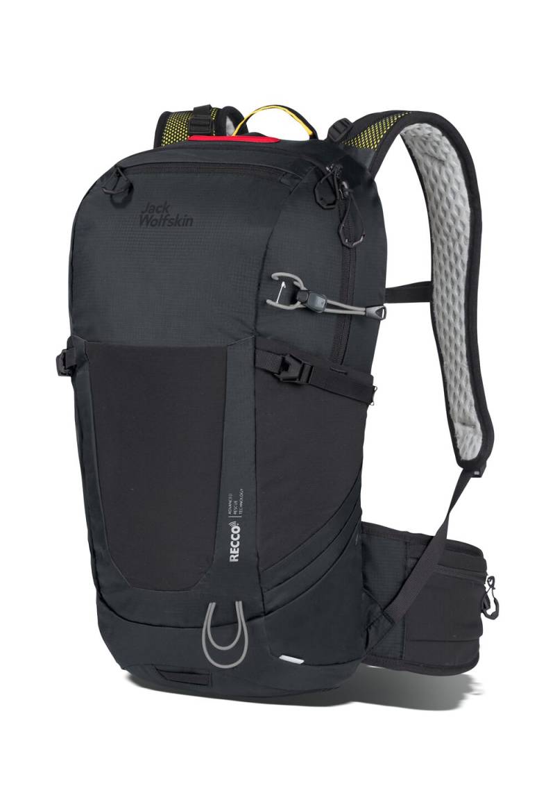 Jack Wolfskin Wanderrucksack mit Ortungssystem Wolftrail 22 Recco one size phantom phantom von Jack Wolfskin