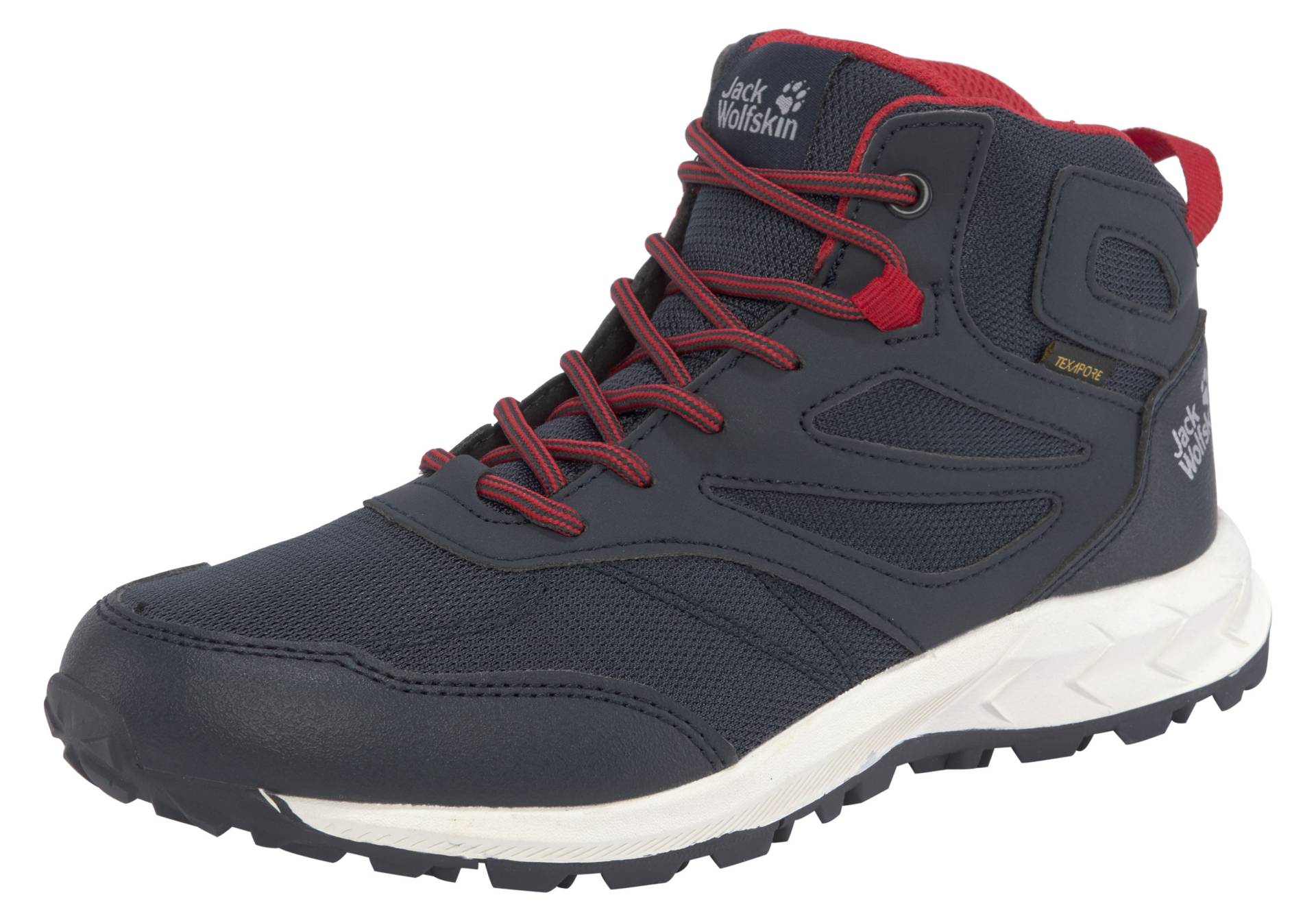 Jack Wolfskin Wanderschuh »WOODLAND TEXAPORE MID K«, wasserdicht Jack Wolfskin Wanderschuh »WOODLAND TEXAPORE MID K«, wasserdicht von Jack Wolfskin