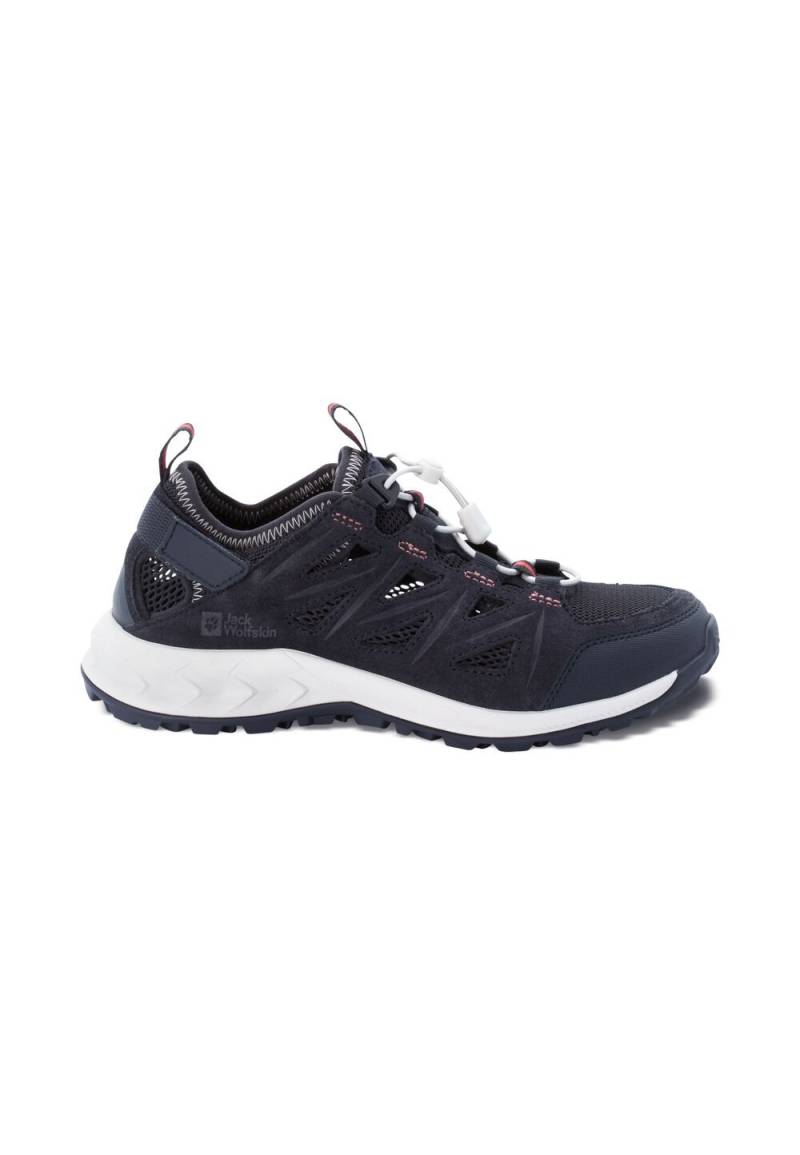 Jack Wolfskin Wanderschuhe Damen Woodland 2 Hybrid Low Women 37 blau dark blue / pink von Jack Wolfskin