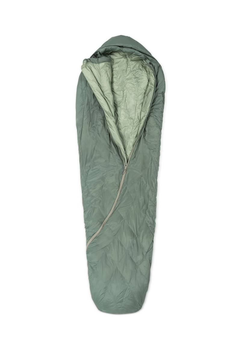 Jack Wolfskin Warmer Daunenschlafsack für bis zu 5° Athmos Down |5, 195cm RDS left picnic green picnic green von Jack Wolfskin