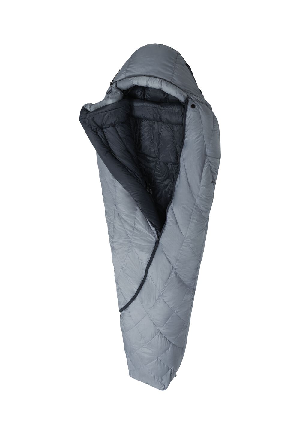 Jack Wolfskin Warmer Daunenschlafsack für bis zu -7° Wolftrail Down -7, 180cm RDS left citadel citadel von Jack Wolfskin