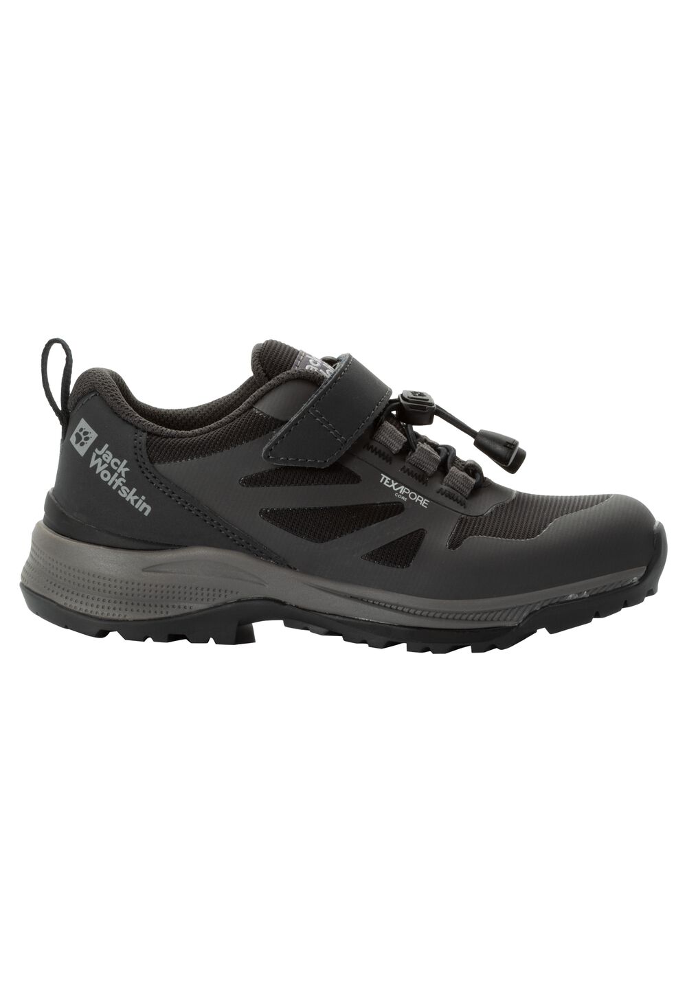 Jack Wolfskin Wasserdicht Outdoor Schuhe Kinder Villi Hiker Texapore Low Kids 37 schwarz black von Jack Wolfskin