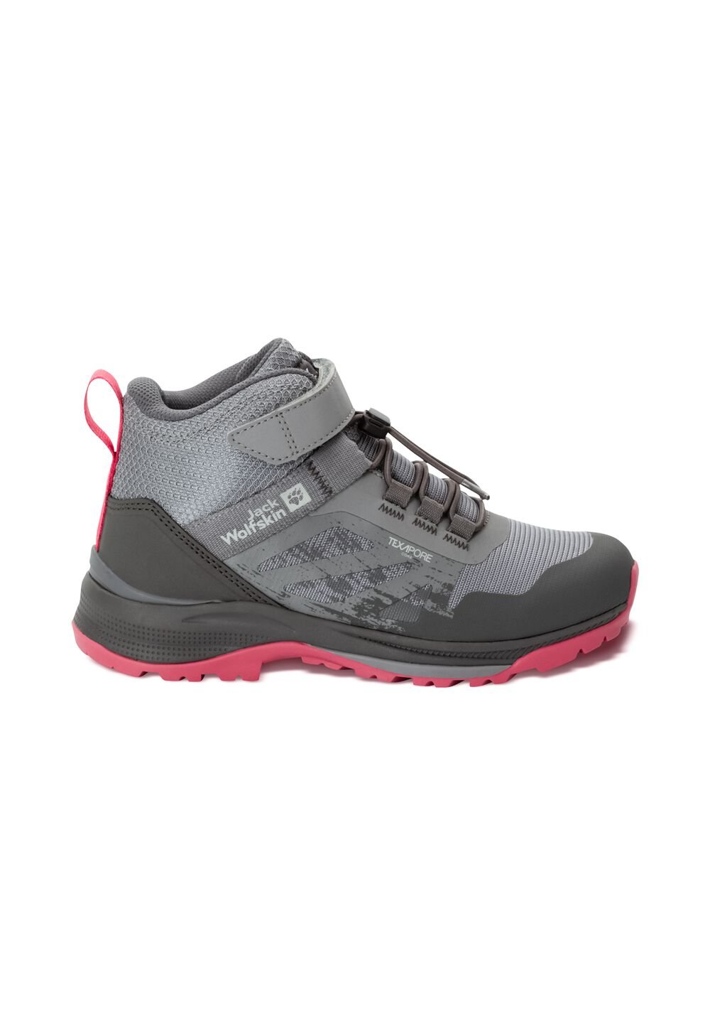 Jack Wolfskin Wasserdicht Outdoor Schuhe Kinder Villi Hiker Texapore Mid Kids 33 soft pink soft pink von Jack Wolfskin