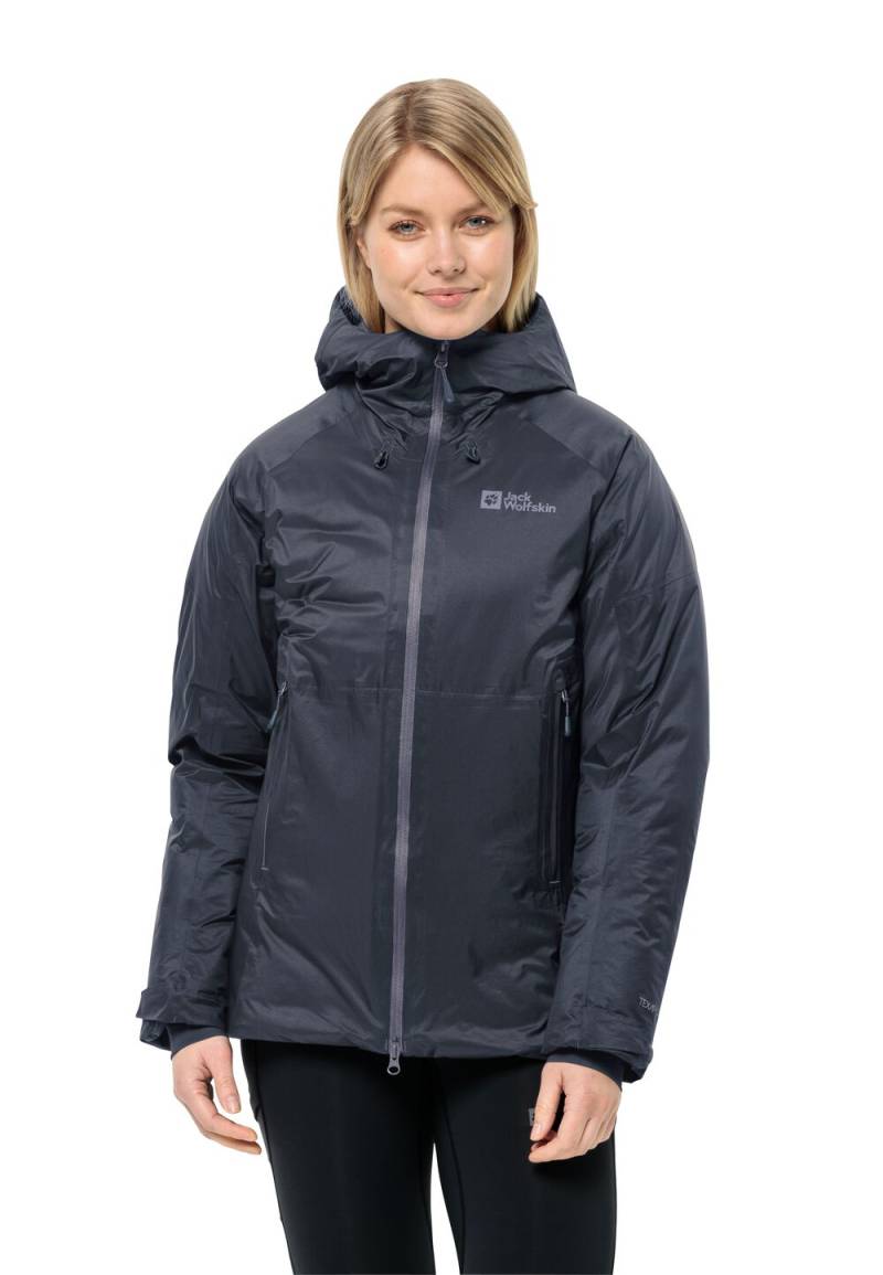 Jack Wolfskin Wasserdichte Daunenjacke Damen Cyrox 2L Down Jacket Women XXL graphite Graphite von Jack Wolfskin