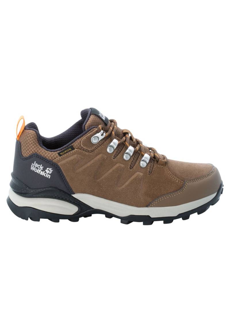 Jack Wolfskin Wasserdichte Wanderschuhe Damen Refugio Texapore Low Women 37 brown / apricot brown / apricot von Jack Wolfskin