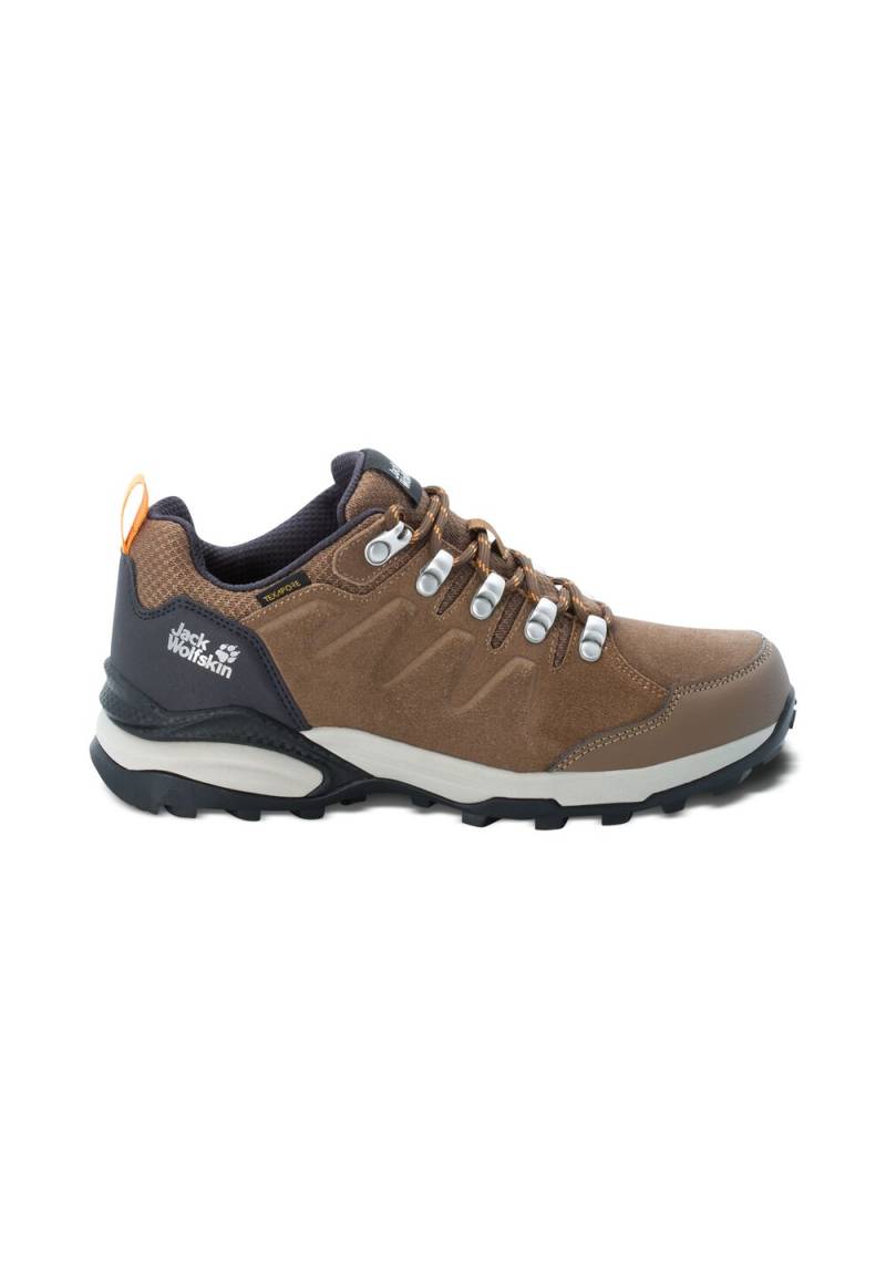 Jack Wolfskin Wasserdichte Wanderschuhe Damen Refugio Texapore Low Women 39 brown / apricot brown / apricot von Jack Wolfskin