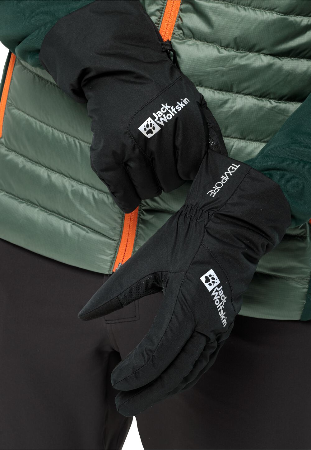 Jack Wolfskin Wasserdichte Handschuhe Winter Basic Glove XS schwarz black von Jack Wolfskin