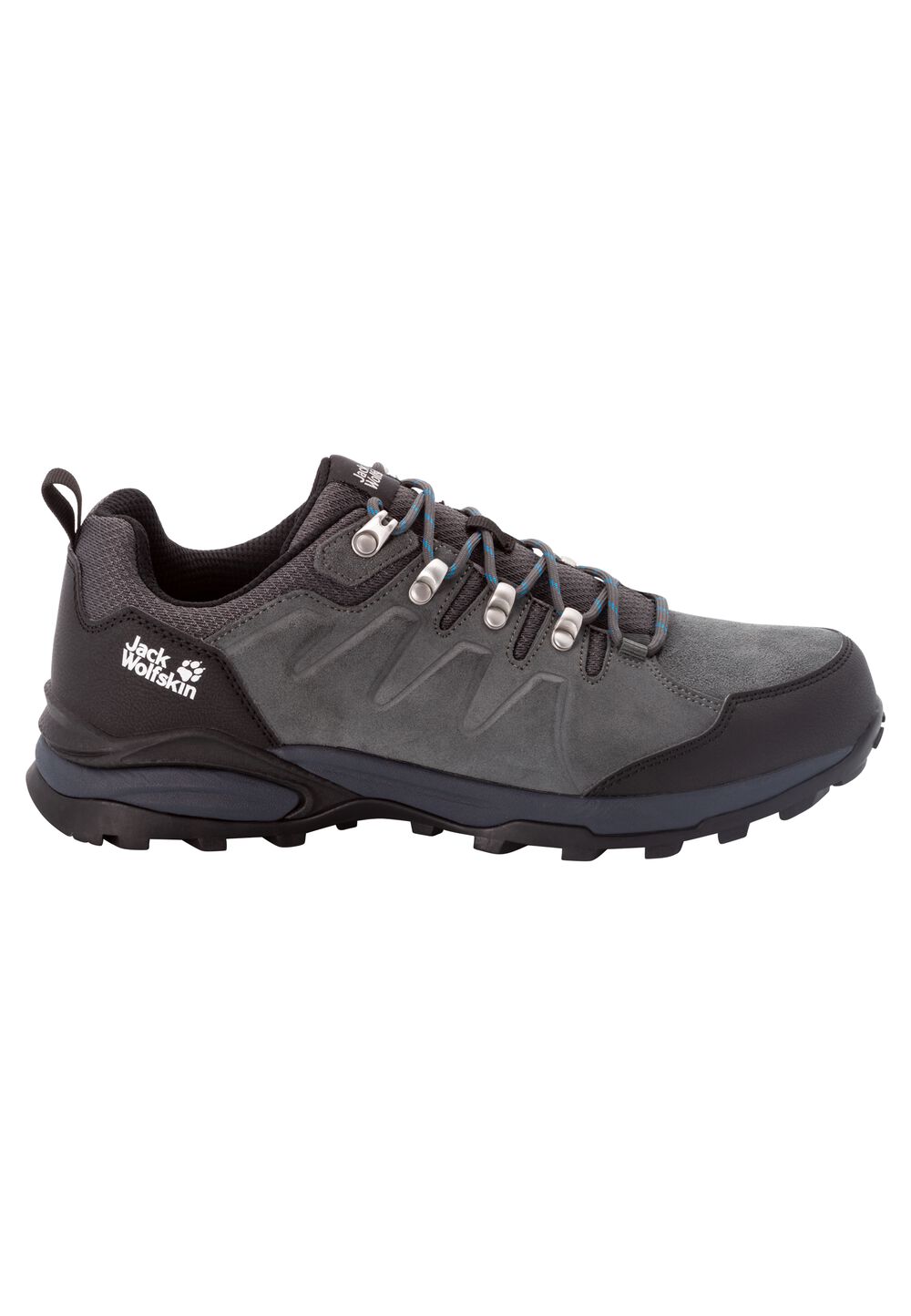 Jack Wolfskin Wasserdichte Wanderschuhe Herren Refugio Texapore Low Men 40 grau grey / black von Jack Wolfskin