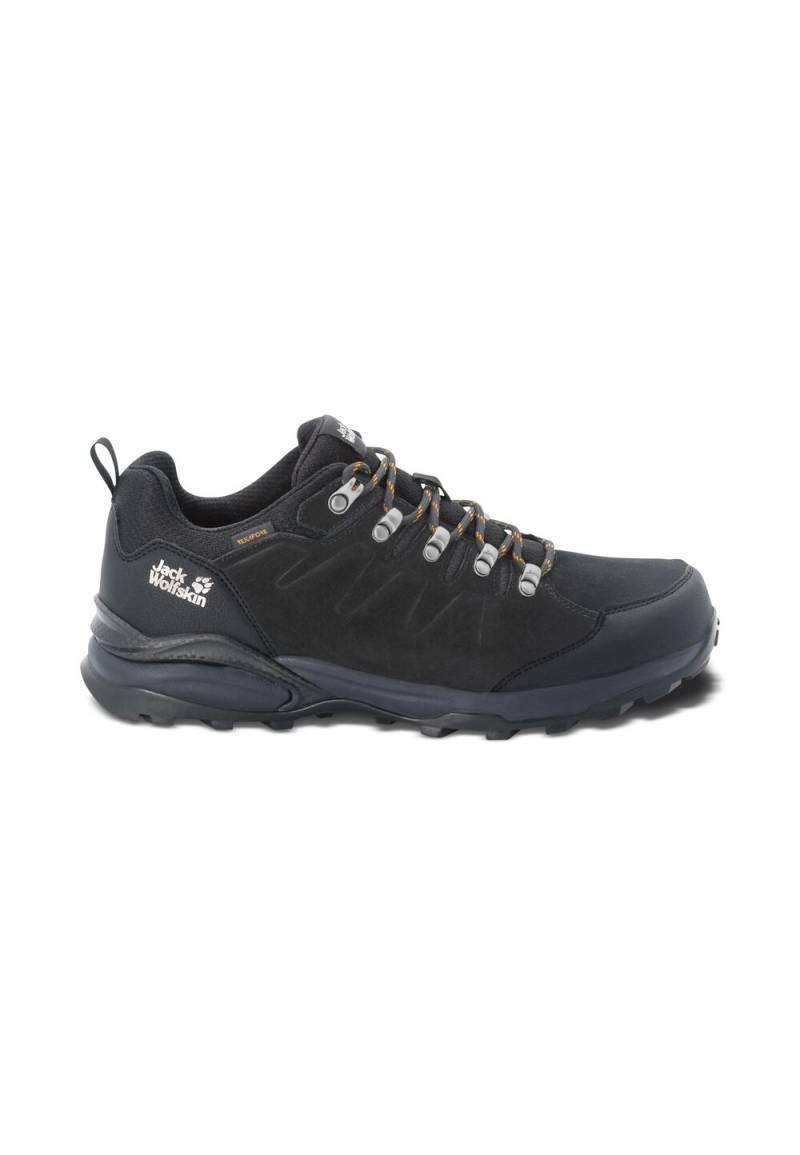 Jack Wolfskin Wasserdichte Wanderschuhe Herren Refugio Texapore Low Men 41 phantom / burly yellow xt Phantom / Burly Yellow Xt von Jack Wolfskin