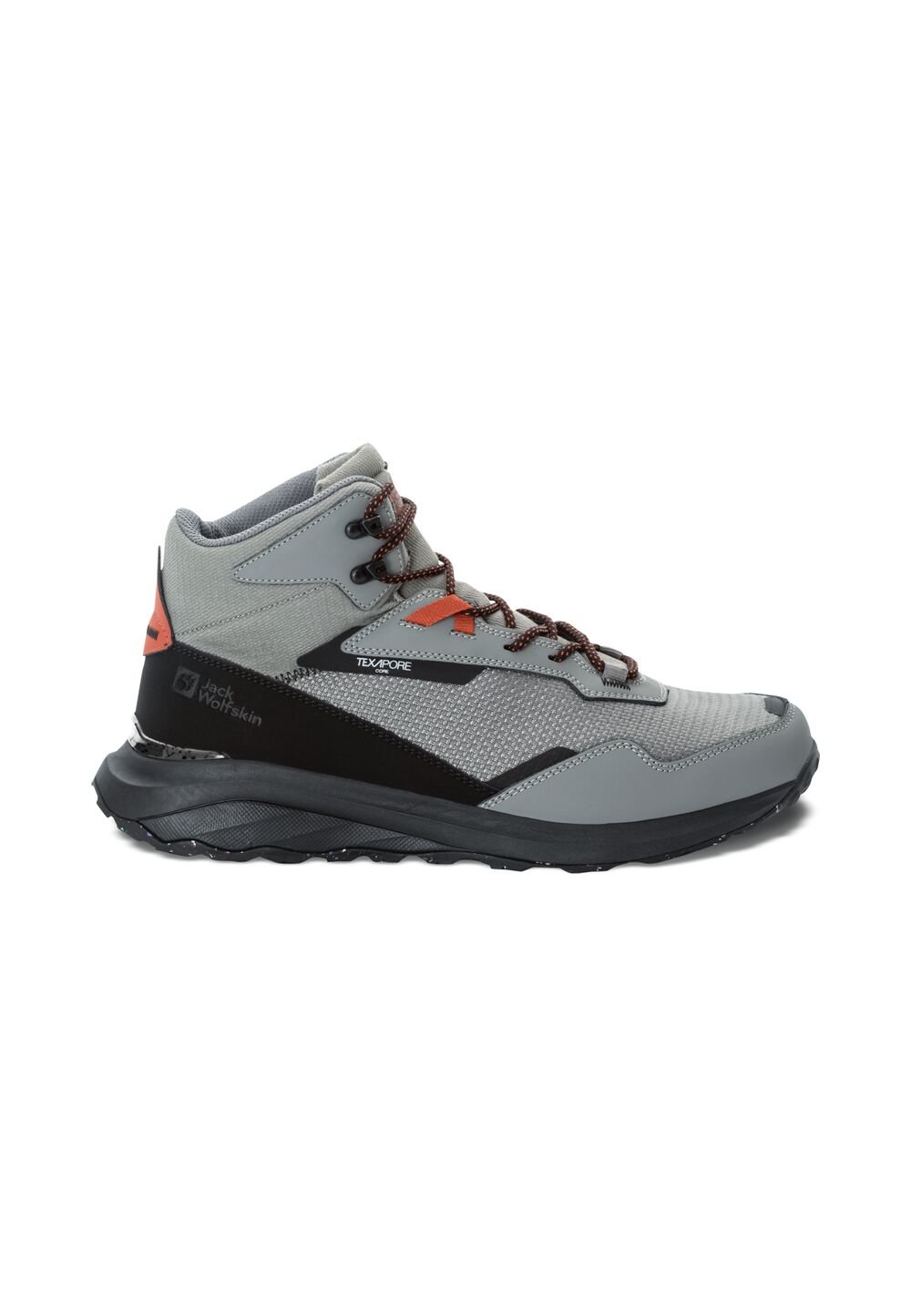 Jack Wolfskin Wasserdichte Outdoor Schuhe Herren Dromoventure Texapore Mid Men 42 grau smokey grey von Jack Wolfskin