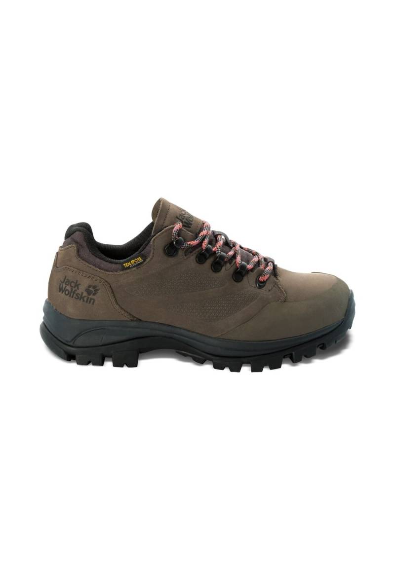 Jack Wolfskin Wasserdichte Trekkingschuhe Damen Rebellion Texapore Low Women 38 brown / phantom brown / phantom von Jack Wolfskin