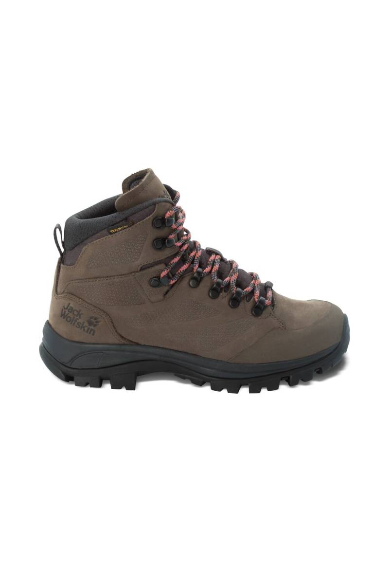 Jack Wolfskin Wasserdichte Trekkingschuhe Damen Rebellion Texapore Mid Women 36 brown / phantom brown / phantom von Jack Wolfskin