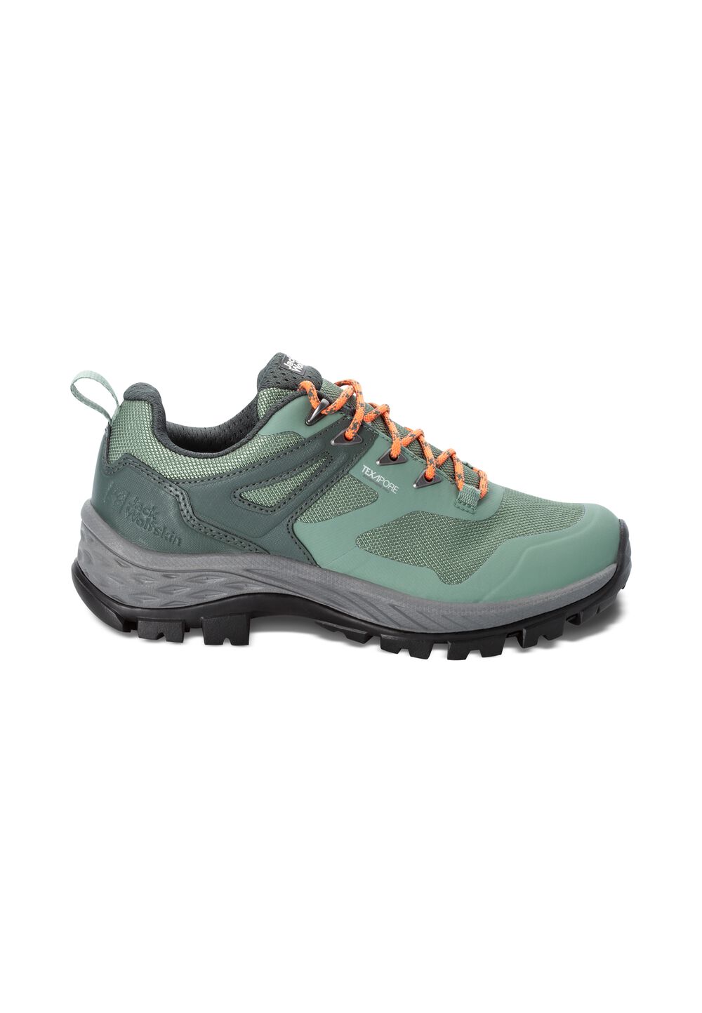 Jack Wolfskin Wasserdichte Wanderschuhe Damen Rebellion Guide Texapore Low Women 37 grau slate green von Jack Wolfskin