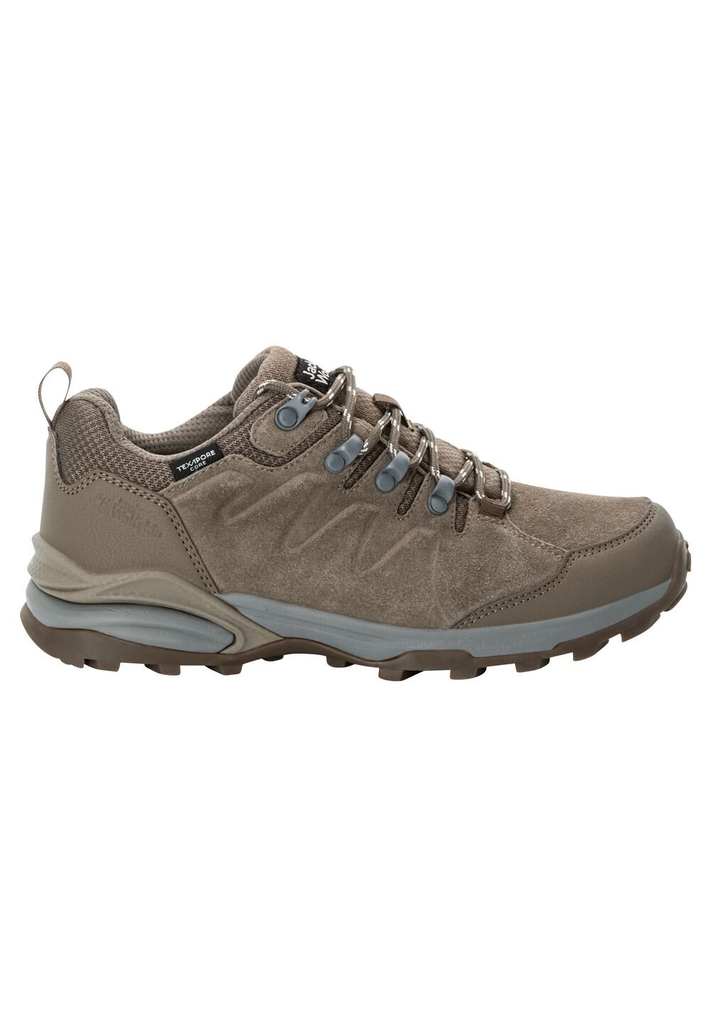 Jack Wolfskin Wasserdichte Wanderschuhe Damen Refugio Texapore Low Women 37.5 chestnut chestnut von Jack Wolfskin