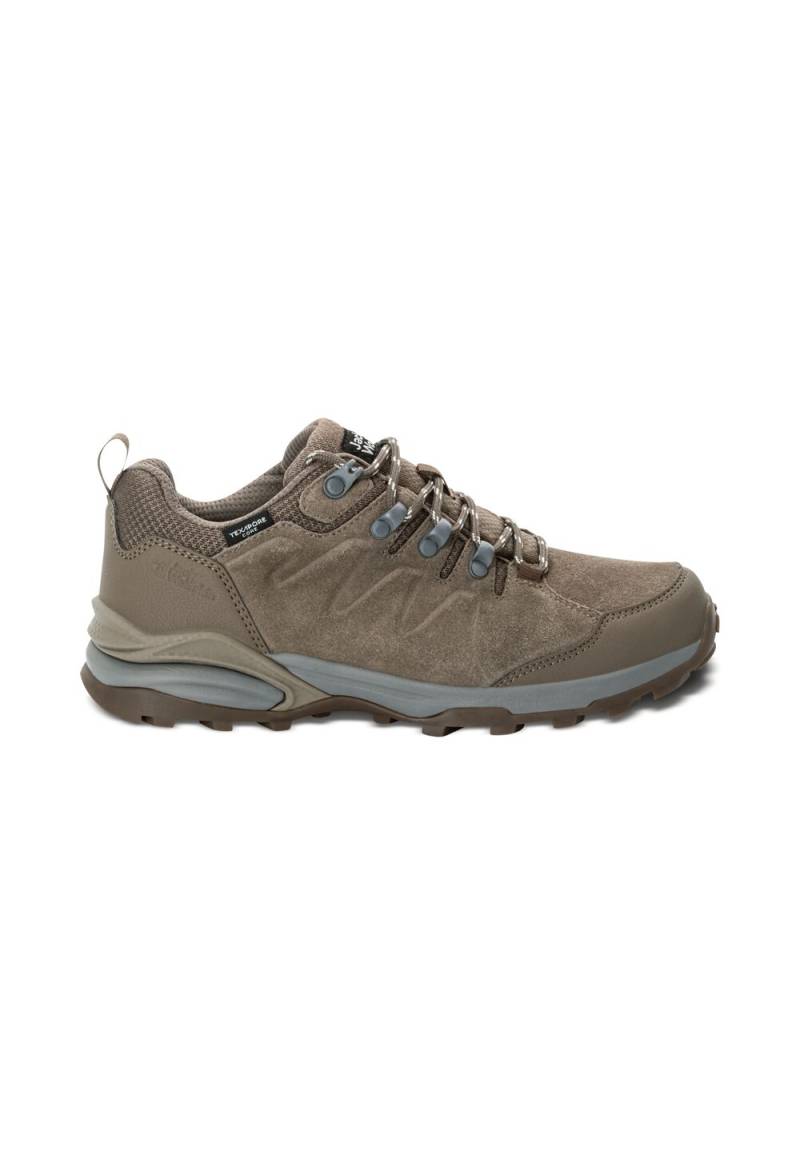 Jack Wolfskin Wasserdichte Wanderschuhe Damen Refugio Texapore Low Women 42.5 chestnut 4610 chestnut 4610 von Jack Wolfskin