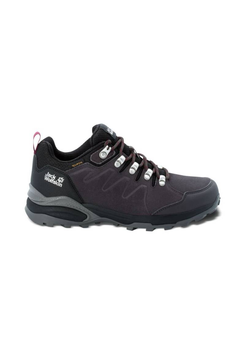 Jack Wolfskin Wasserdichte Wanderschuhe Damen Refugio Texapore Low Women 42.5 dark steel / purple Dark Steel / Purple von Jack Wolfskin