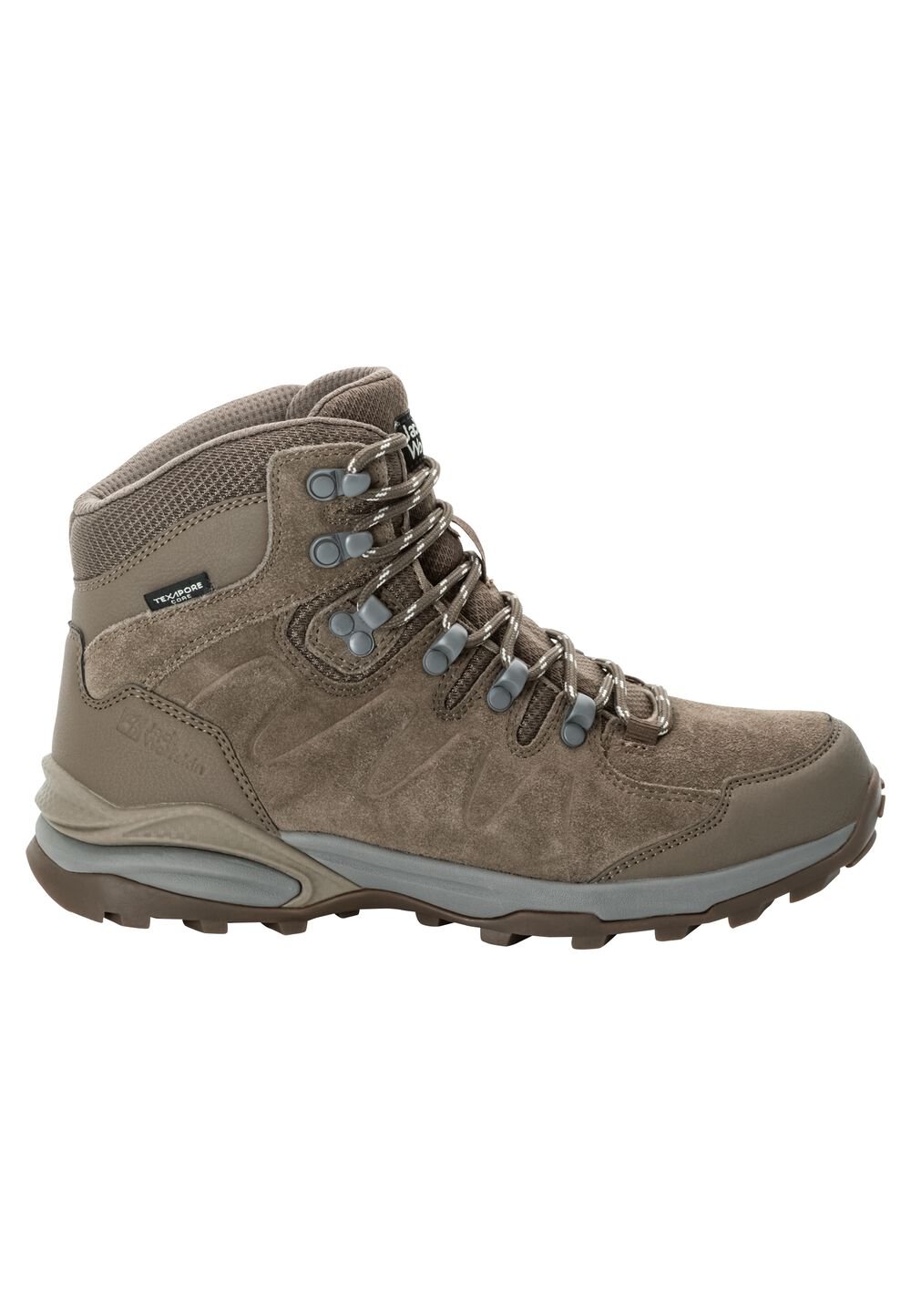 Jack Wolfskin Wasserdichte Wanderschuhe Damen Refugio Texapore Mid Women 37 chestnut chestnut von Jack Wolfskin