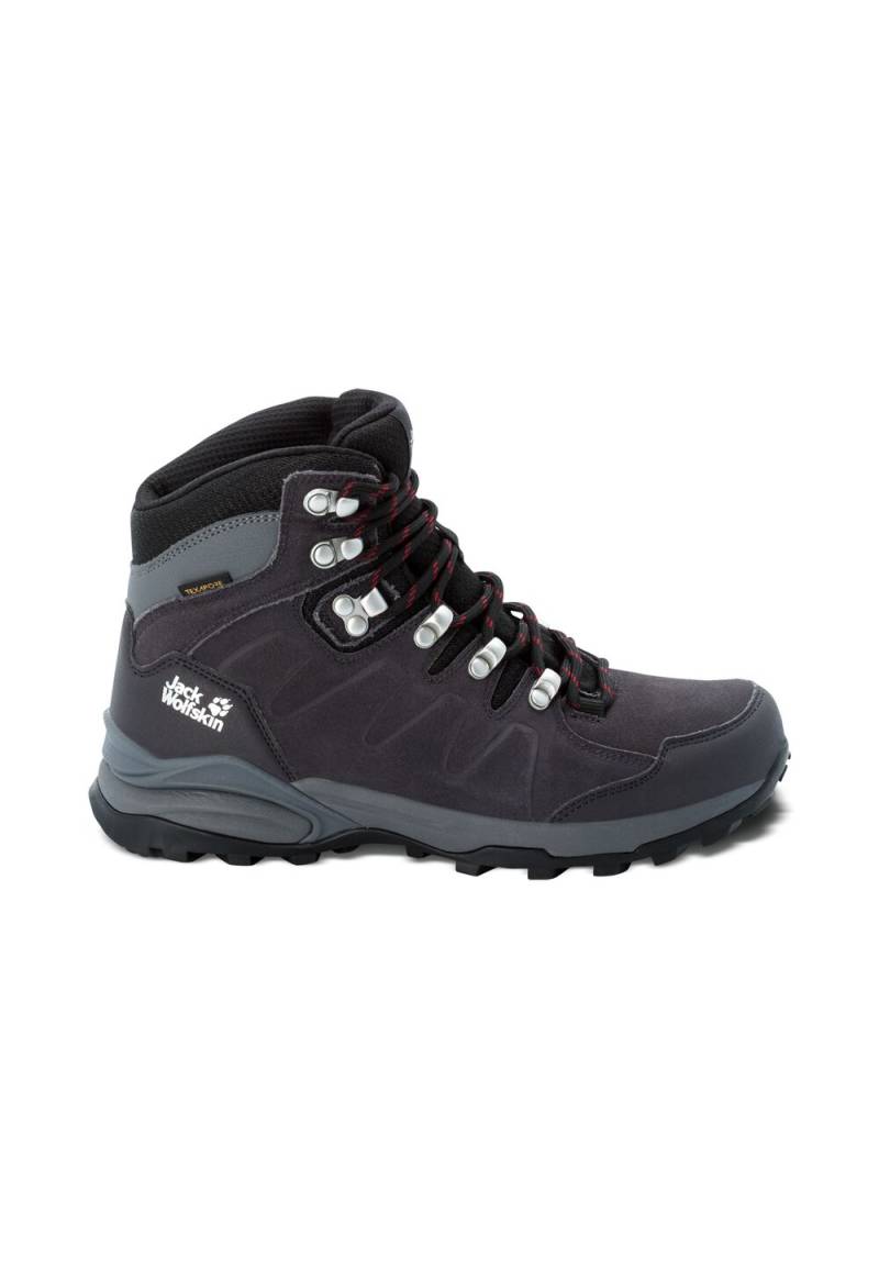 Jack Wolfskin Wasserdichte Wanderschuhe Damen Refugio Texapore Mid Women 43 grau dark steel / purple von Jack Wolfskin