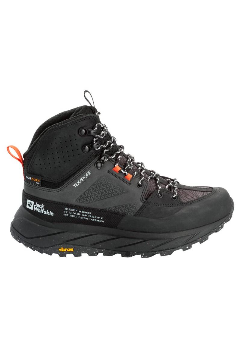 Jack Wolfskin Wasserdichte Wanderschuhe Damen Terraquest Texapore Mid Women 43 phantom Phantom von Jack Wolfskin