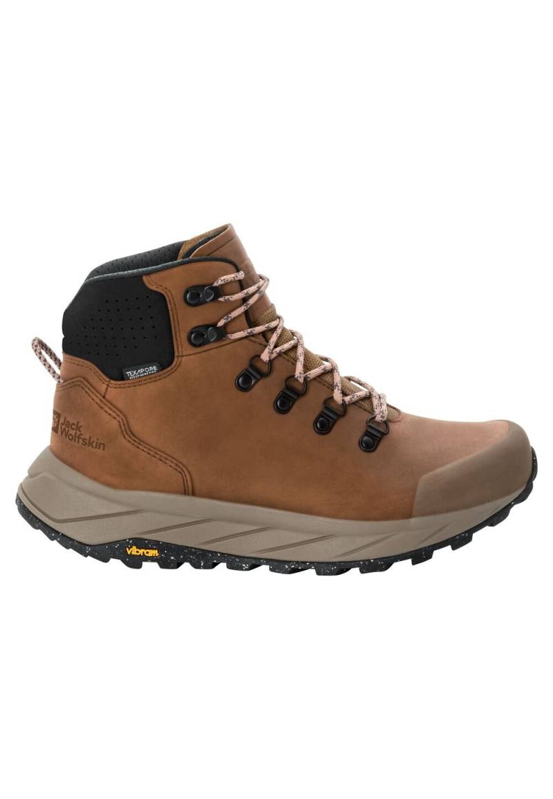 Jack Wolfskin Wasserdichte Wanderschuhe Damen Terraquest X Texapore Mid Women 40 fawn fawn von Jack Wolfskin