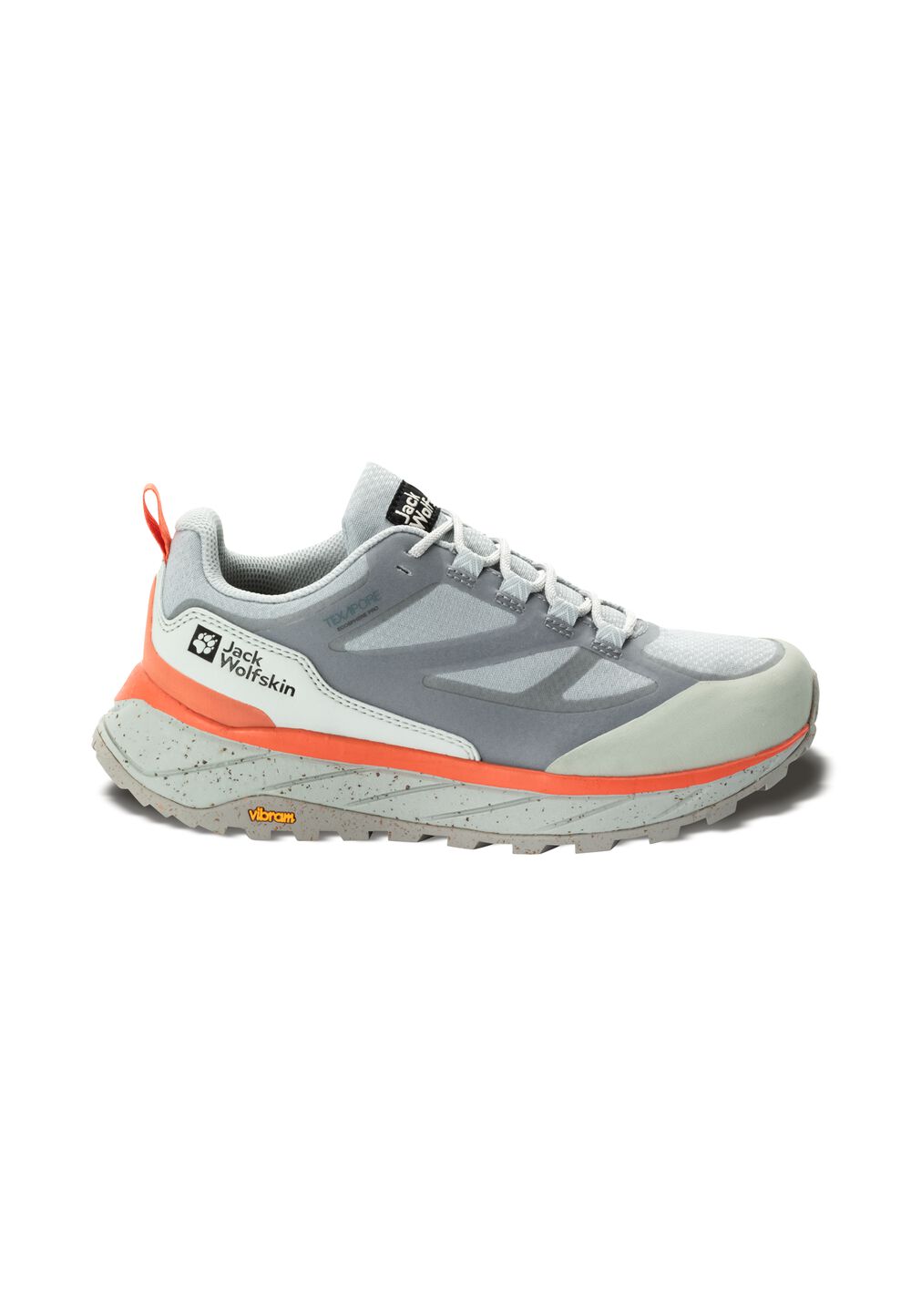 Jack Wolfskin Wasserdichte Wanderschuhe Damen Terraventure Texapore Low Women 36 grau silver grey von Jack Wolfskin