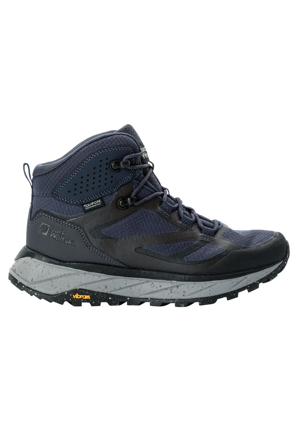 Jack Wolfskin Wasserdichte Wanderschuhe Damen Terraventure Texapore Mid Women 37.5 graphite graphite von Jack Wolfskin