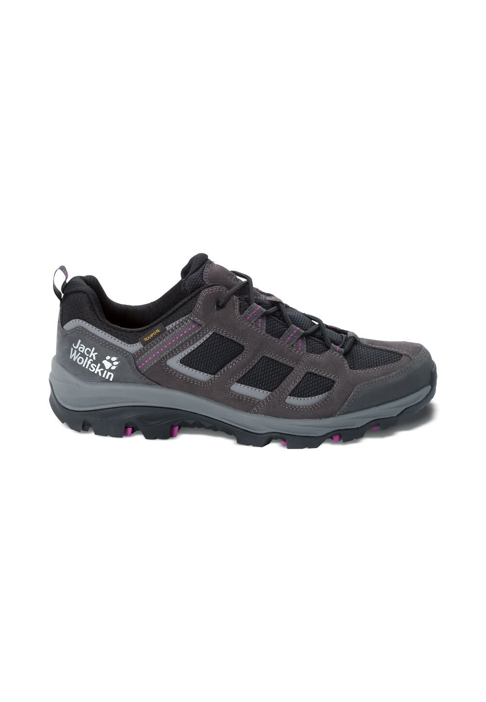 Jack Wolfskin Wasserdichte Wanderschuhe Damen Vojo 3 Texapore Low Women 37.5 grau dark steel / purple von Jack Wolfskin