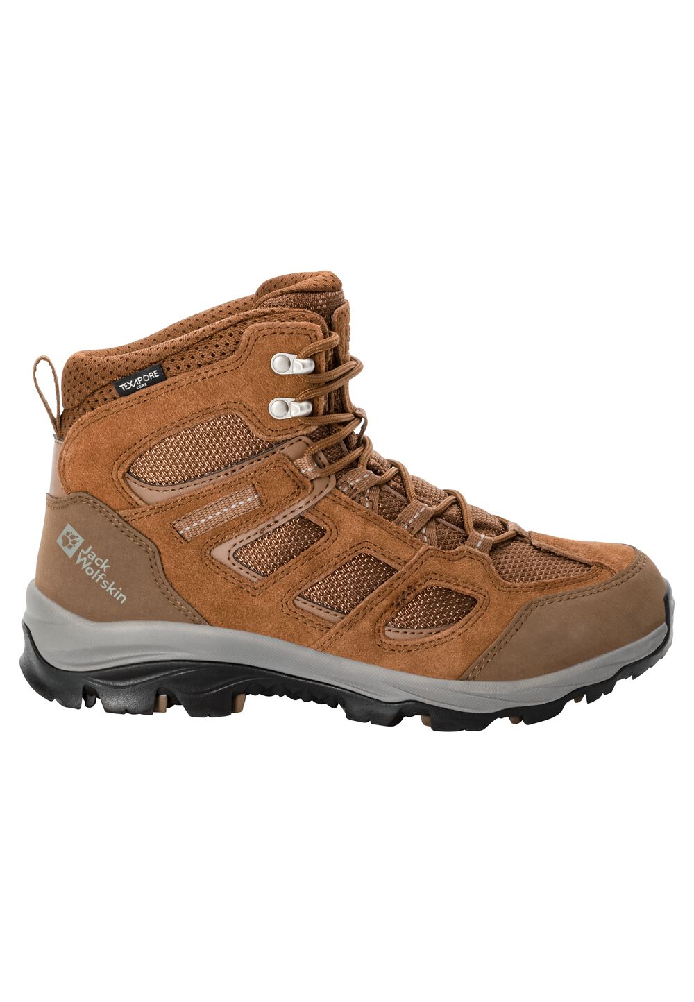 Jack Wolfskin Wasserdichte Wanderschuhe Damen Vojo 3 Texapore Mid Women 35.5 squirrel squirrel von Jack Wolfskin