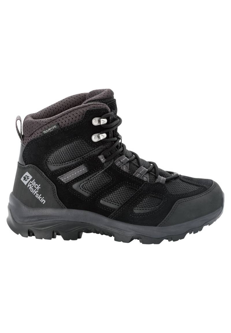Jack Wolfskin Wasserdichte Wanderschuhe Damen Vojo 3 Texapore Mid Women 40.5 black black von Jack Wolfskin