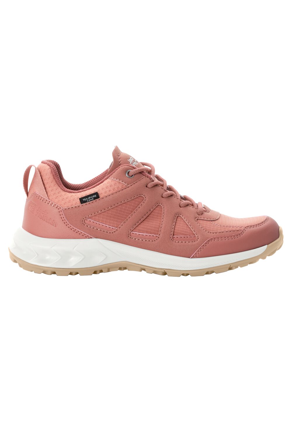 Jack Wolfskin Wasserdichte Wanderschuhe Damen Woodland 2 Texapore Low Women 36 braun astro dust von Jack Wolfskin