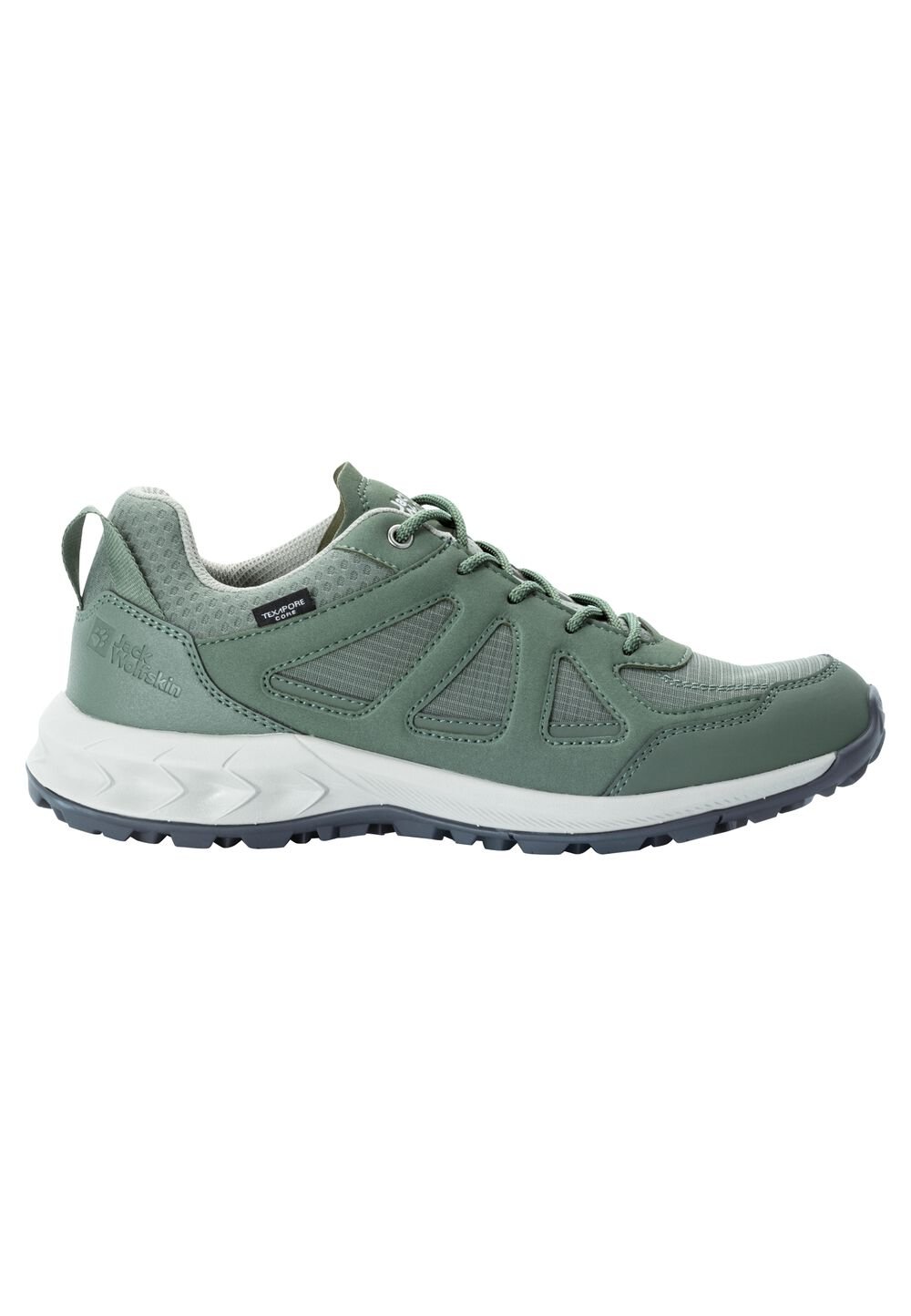 Jack Wolfskin Wasserdichte Wanderschuhe Damen Woodland 2 Texapore Low Women 36 hedge green hedge green von Jack Wolfskin