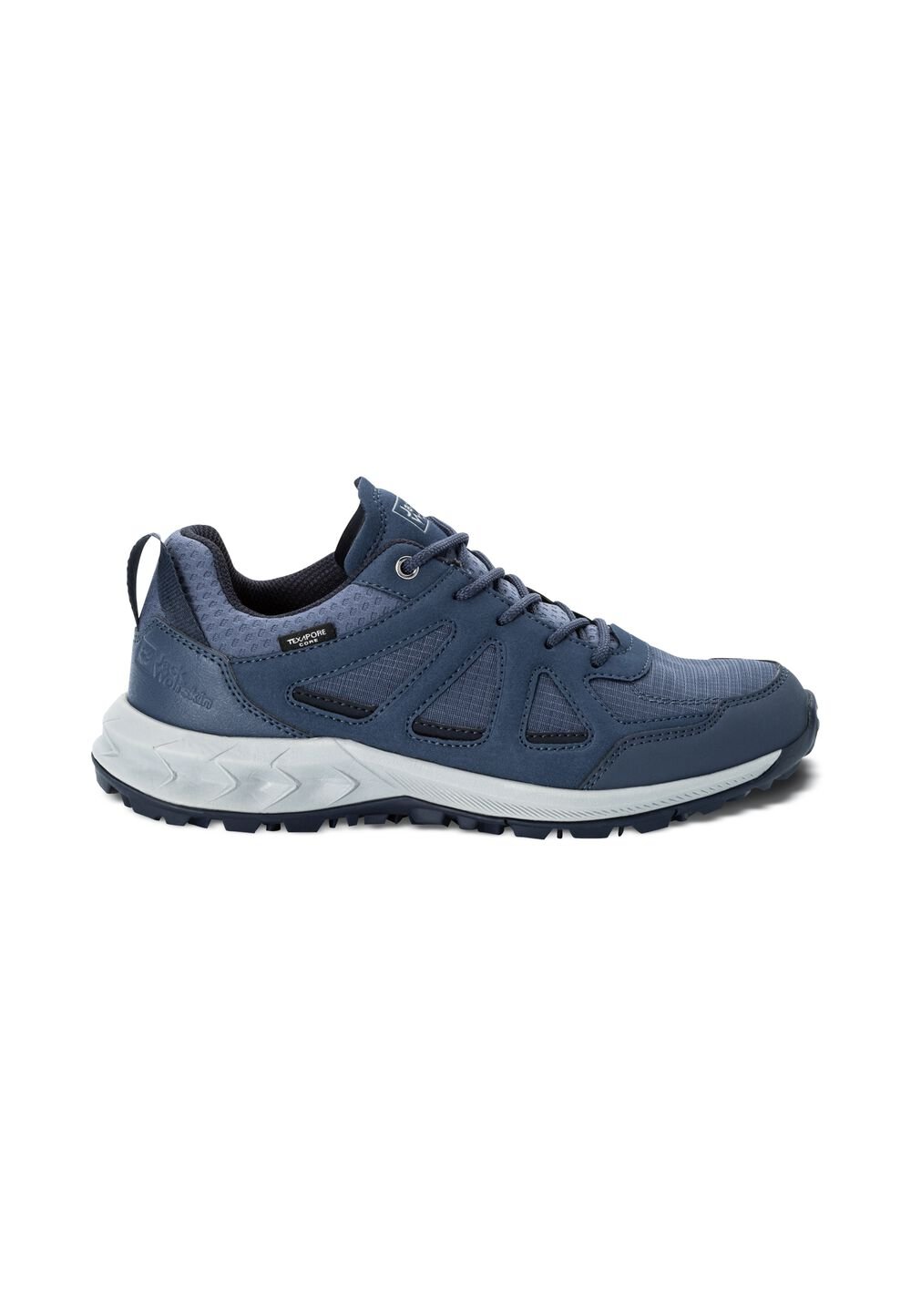 Jack Wolfskin Wasserdichte Wanderschuhe Damen Woodland 2 Texapore Low Women 40.5 graphite Graphite von Jack Wolfskin