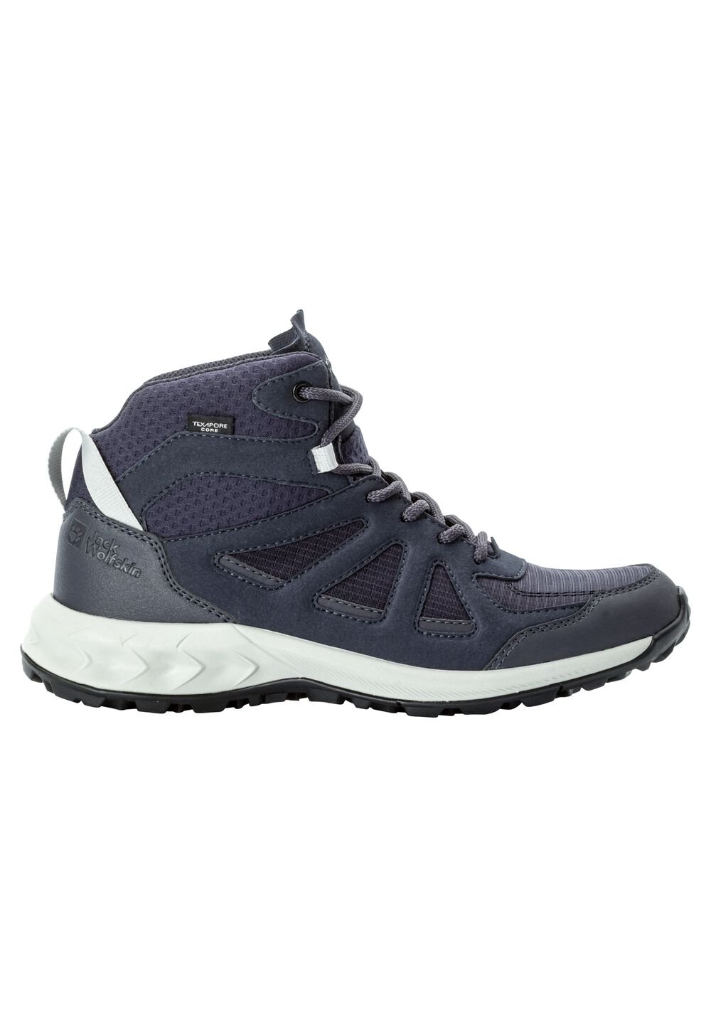 Jack Wolfskin Wasserdichte Wanderschuhe Damen Woodland 2 Texapore Mid Women 37 graphite graphite von Jack Wolfskin