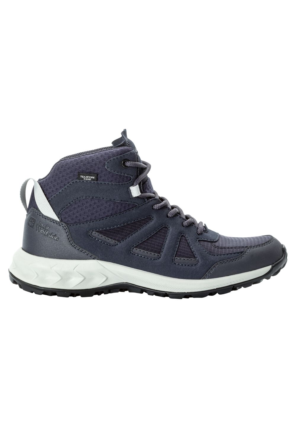 Jack Wolfskin Wasserdichte Wanderschuhe Damen Woodland 2 Texapore Mid Women 43 graphite graphite von Jack Wolfskin