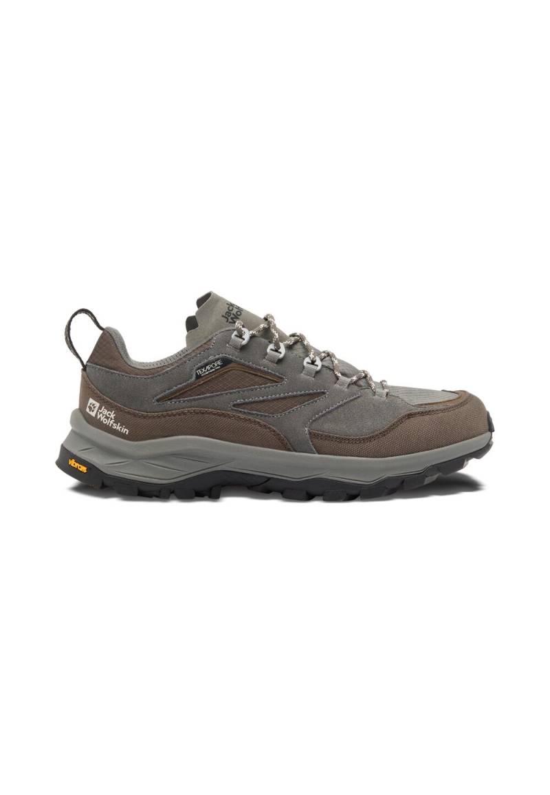 Jack Wolfskin Wasserdichte Wanderschuhe Herren Cyrox Texapore Low Men 41 cold coffee cold coffee von Jack Wolfskin