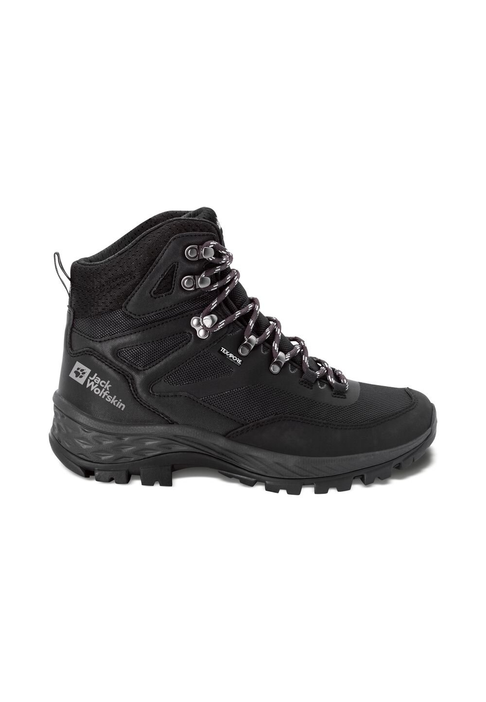 Jack Wolfskin Wasserdichte Wanderschuhe Herren Rebellion Guide Texapore Mid Men 45 schwarz black von Jack Wolfskin