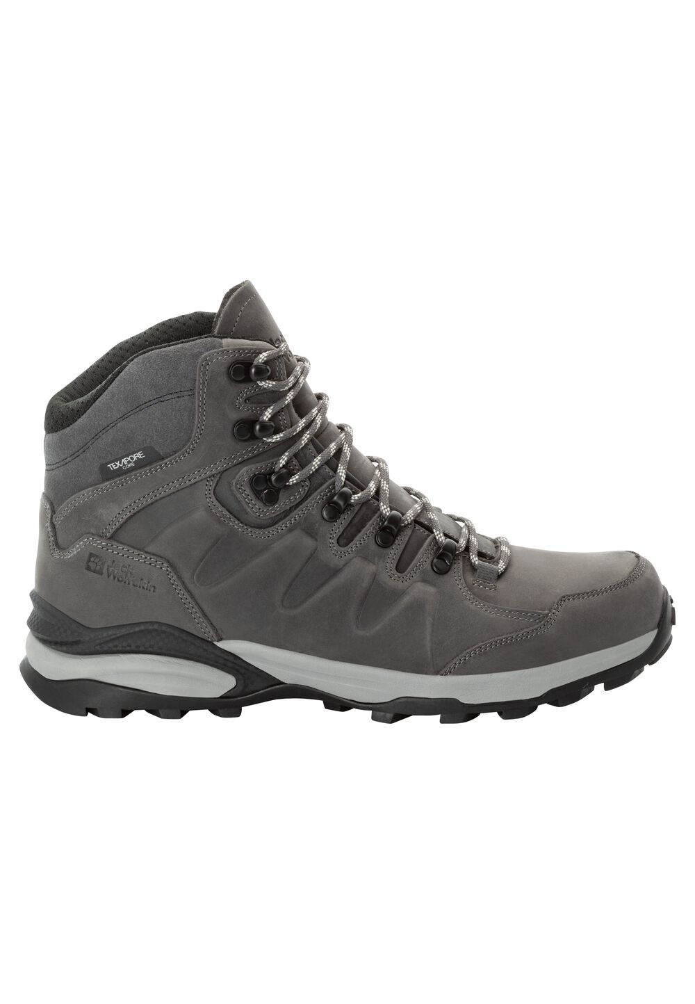 Jack Wolfskin Wasserdichte Wanderschuhe Herren Refugio Prime Texapore Mid Men 39.5 grau slate grey von Jack Wolfskin