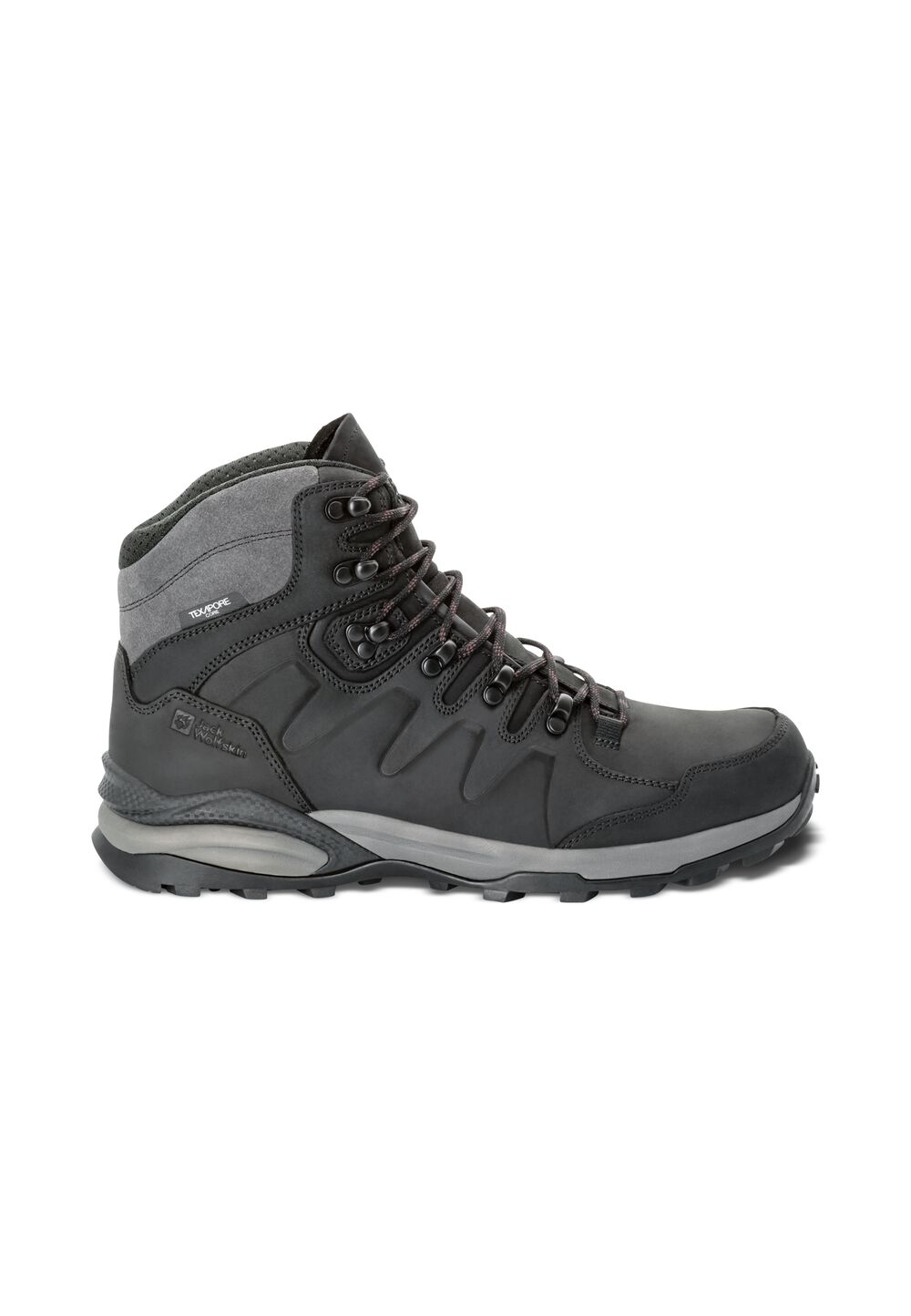 Jack Wolfskin Wasserdichte Wanderschuhe Herren Refugio Prime Texapore Mid Men 39.5 phantom Phantom von Jack Wolfskin