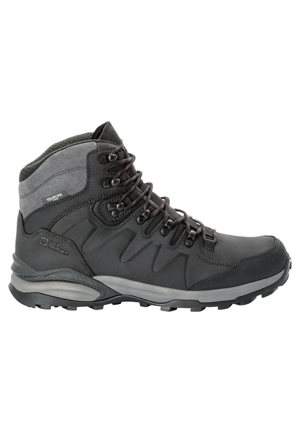 Jack Wolfskin Wasserdichte Wanderschuhe Herren Refugio Prime Texapore Mid Men 41 phantom phantom von Jack Wolfskin