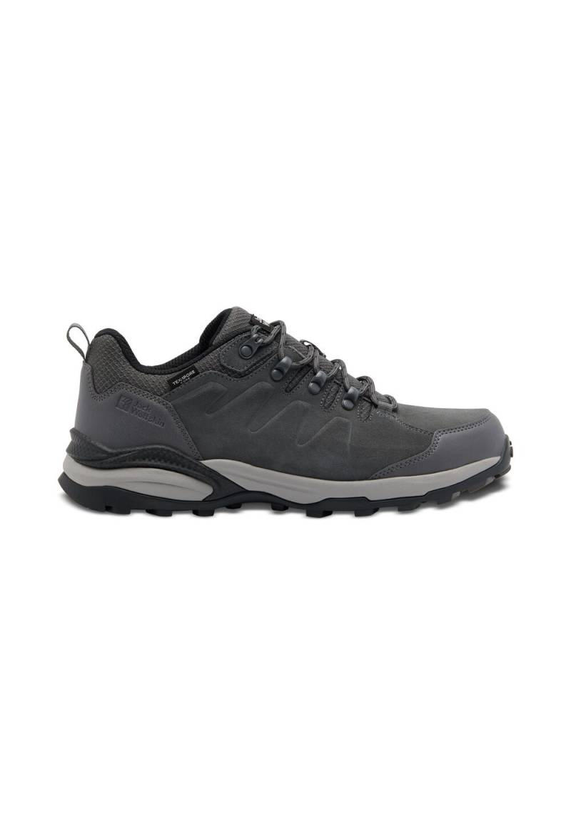 Jack Wolfskin Wasserdichte Wanderschuhe Herren Refugio Texapore Low Men 42.5 slate slate von Jack Wolfskin